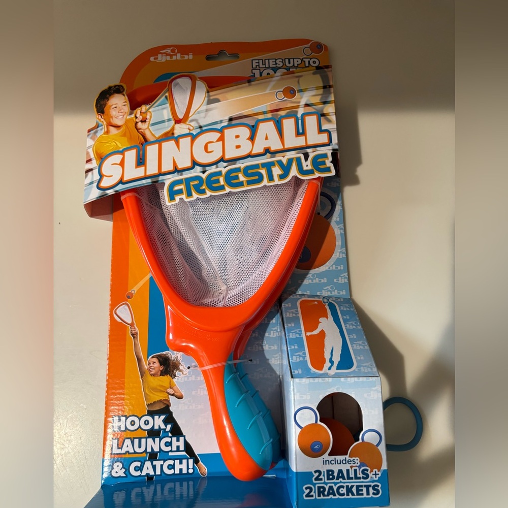 New Slingball Freestyle Include 2 Balls And 2 Rackets